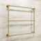 Kingston Brass 36" x 32" Wall Mount Towel Rack, Brushed Brass DTM32363BB - alternate 5